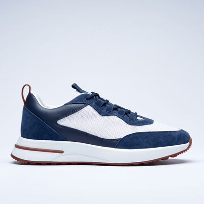 Amalfi Mesh-and-Suede Trainer