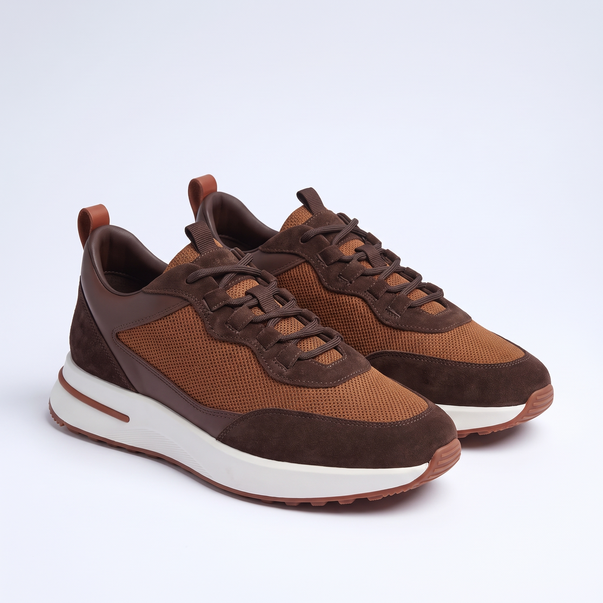 Amalfi Mesh-and-Suede Trainer