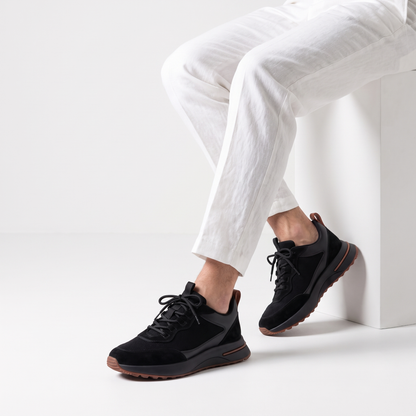 Amalfi Mesh-and-Suede Trainer