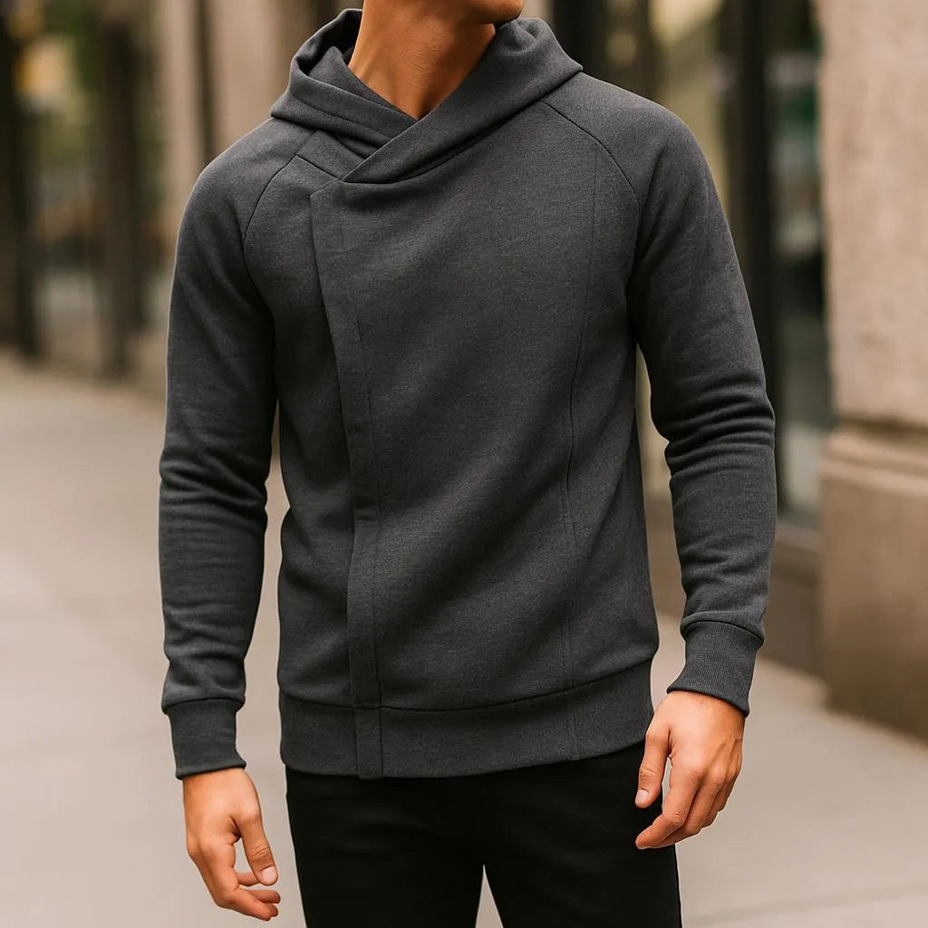 The Asymmetric Fold Hoodie