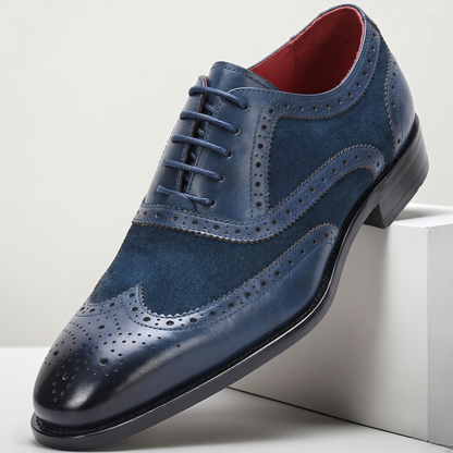 Sovereign Cowhide Leather Bi-Color Brogue Oxford
