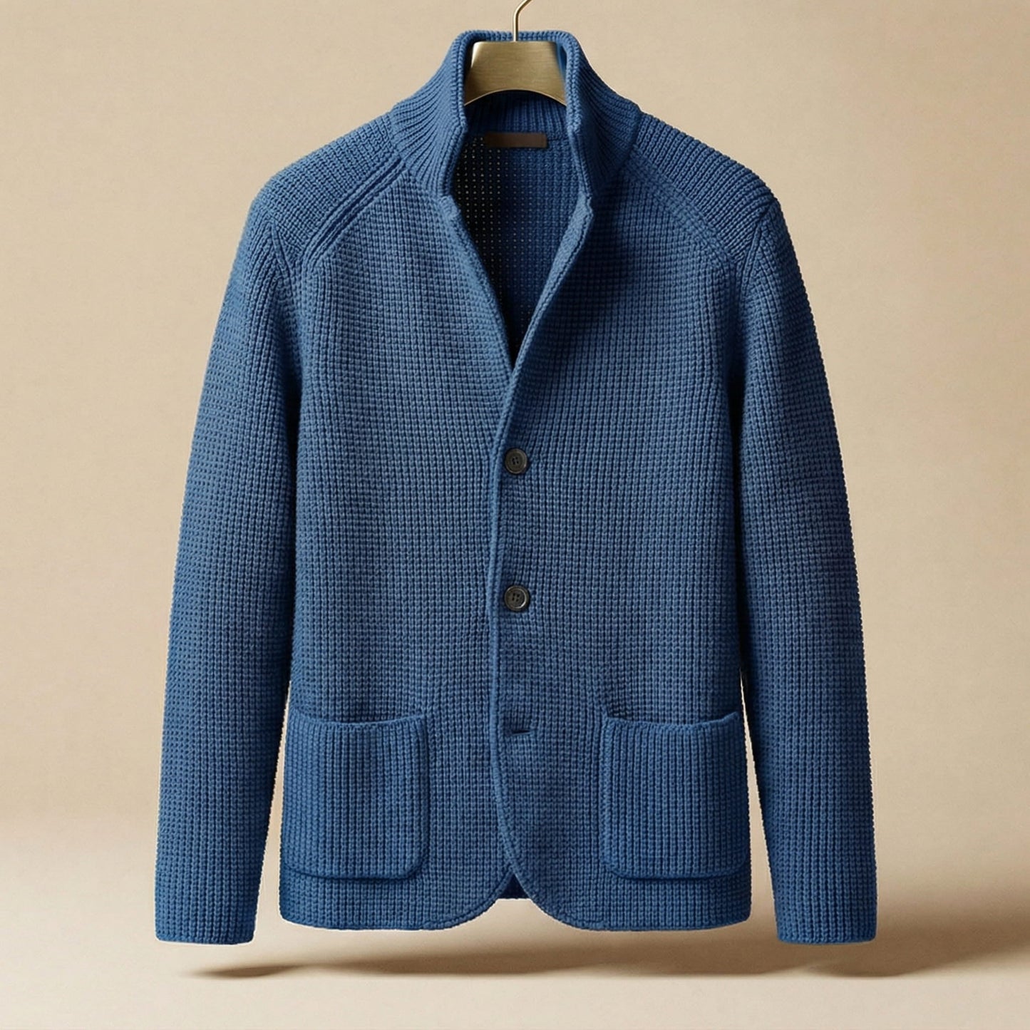 Waffle Knit Cardigan Jacket