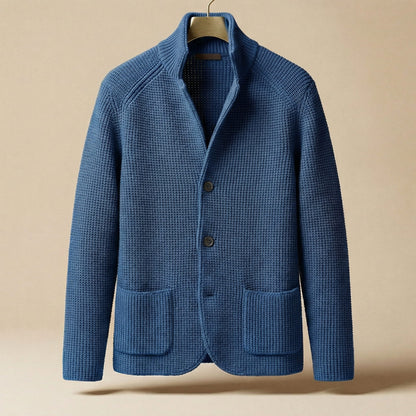 Waffle Knit Cardigan Jacket