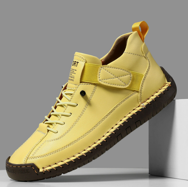 Atelier Hand-Stitch Leather Trainer