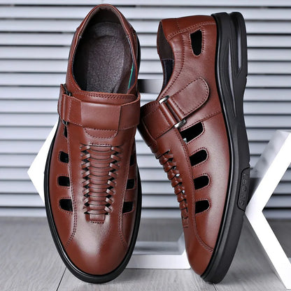 Marchese Woven Leather Loafer