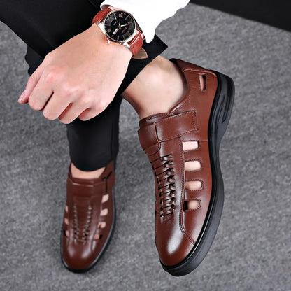 Marchese Woven Leather Loafer