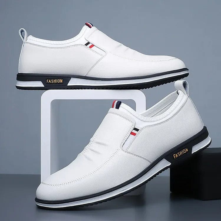 Contrast-Sole Slip-On Sneaker