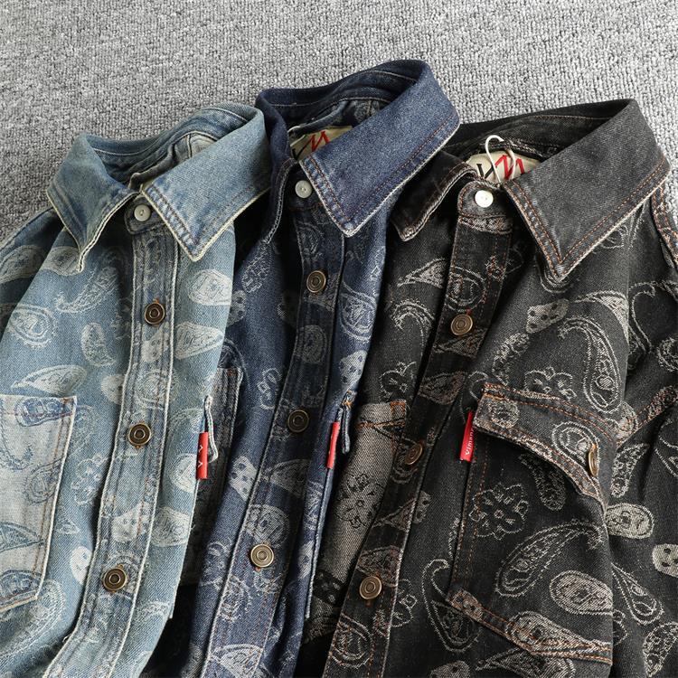 Bandana Bloc Denim Shirt