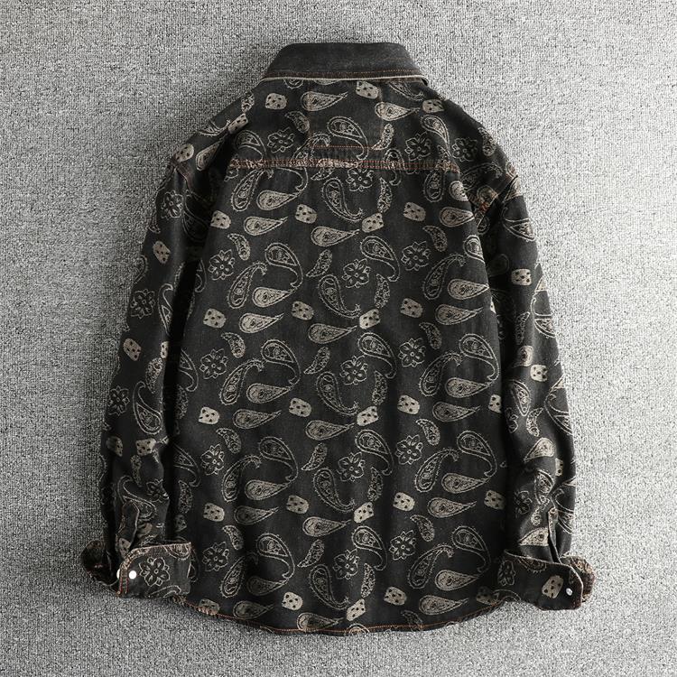 Bandana Bloc Denim Shirt