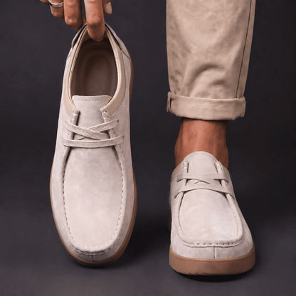 Montclair Hand-Stitched Suede Moc