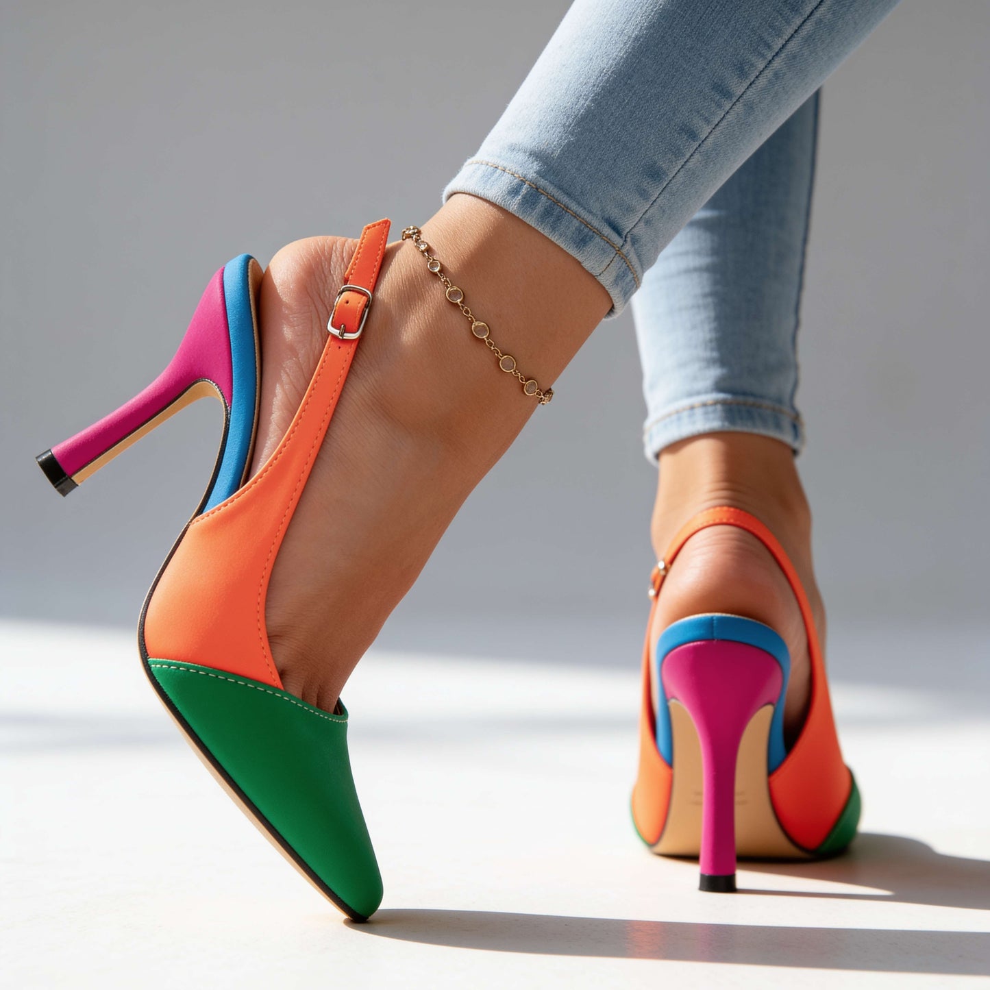 Tropicana Slingback Heels