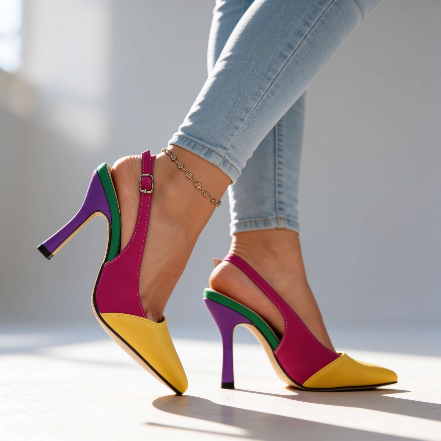 Tropicana Slingback Heels
