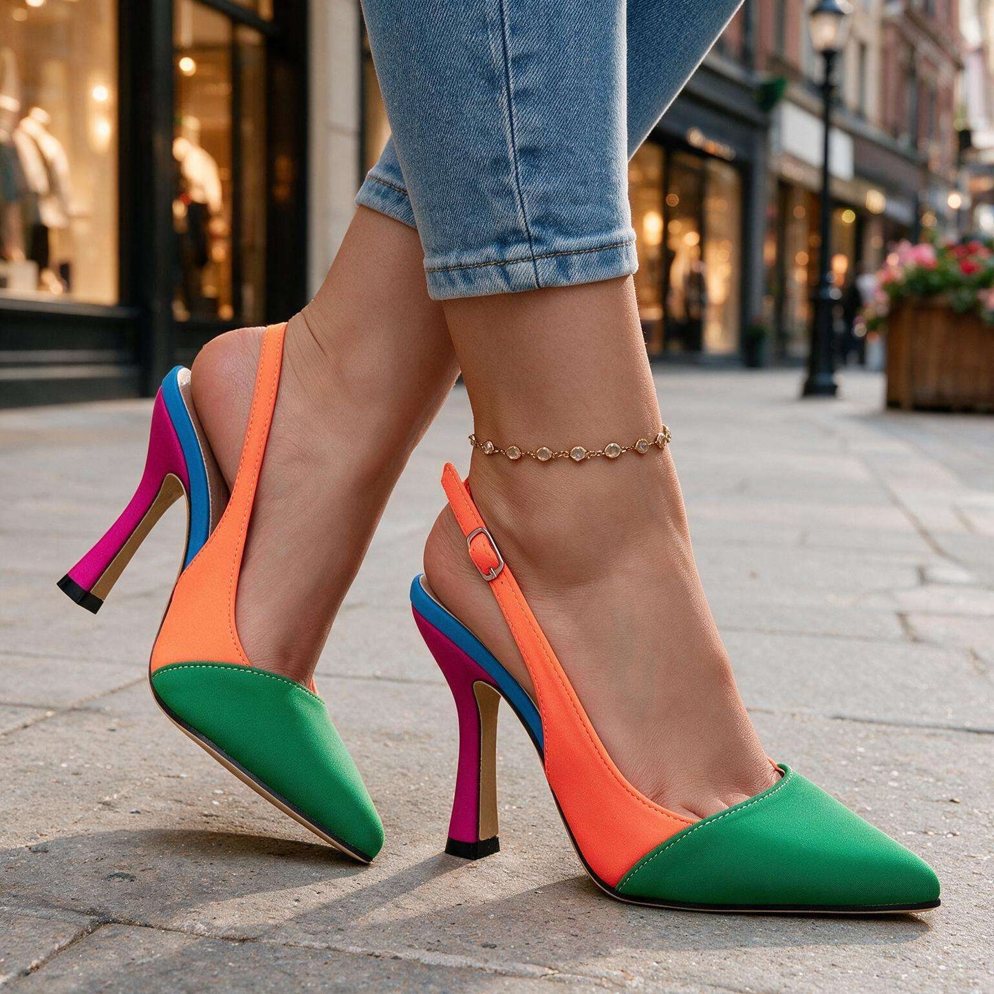 Tropicana Slingback Heels