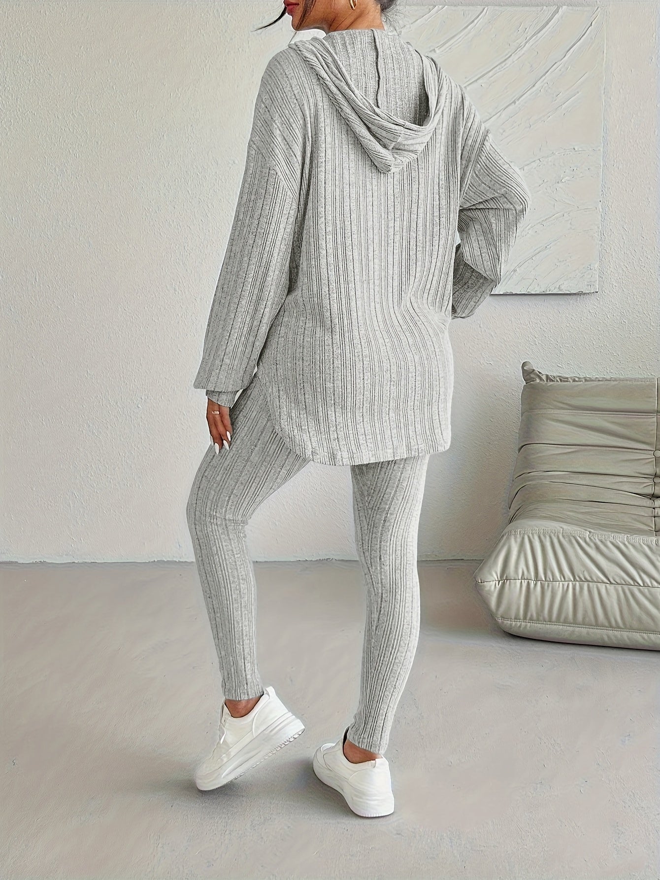Oversized Hooded Loungewear Ensemble