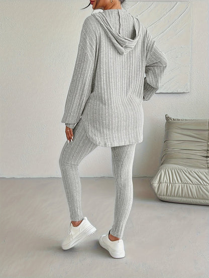 Oversized Hooded Loungewear Ensemble