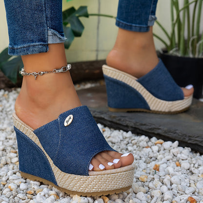 Verlaine Wedge Slide Mules