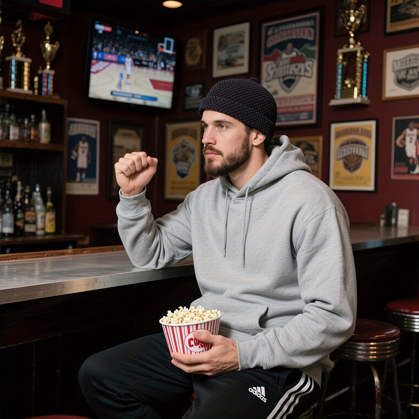 The Popcorn Knit Beanie