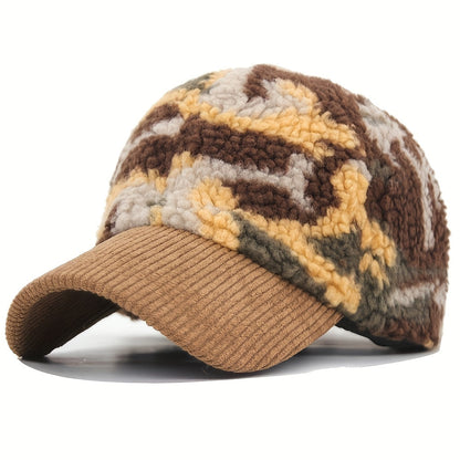 Sherpa-Fleece Camo Cap