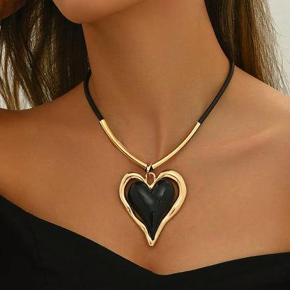 Bella Heart Core Pendant Necklace