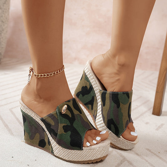 Verlaine Wedge Slide Mules