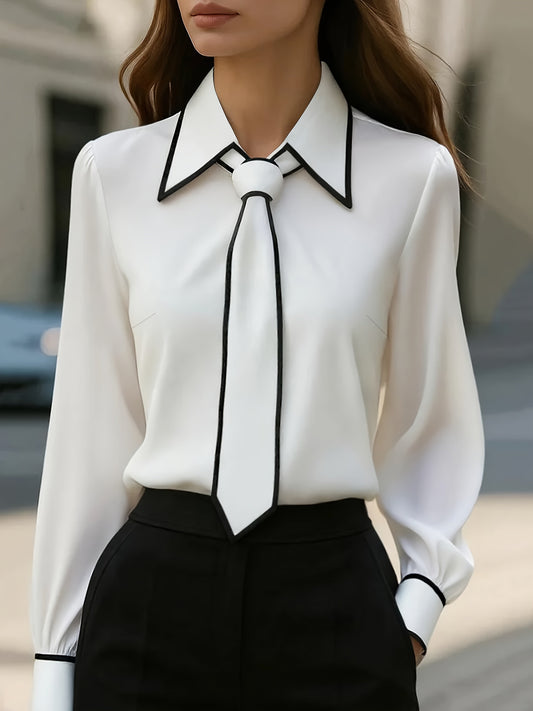 The Atelier Bow Blouse
