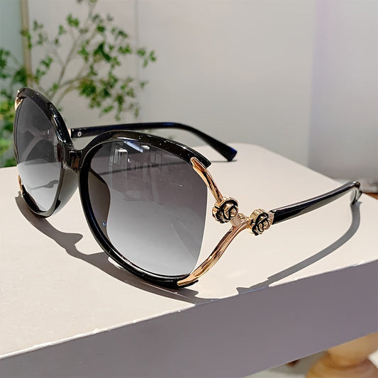 Blooming Rose Temple Gradient Sunglasses