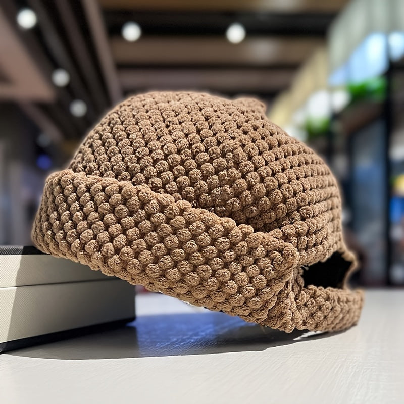 The Popcorn Knit Beanie