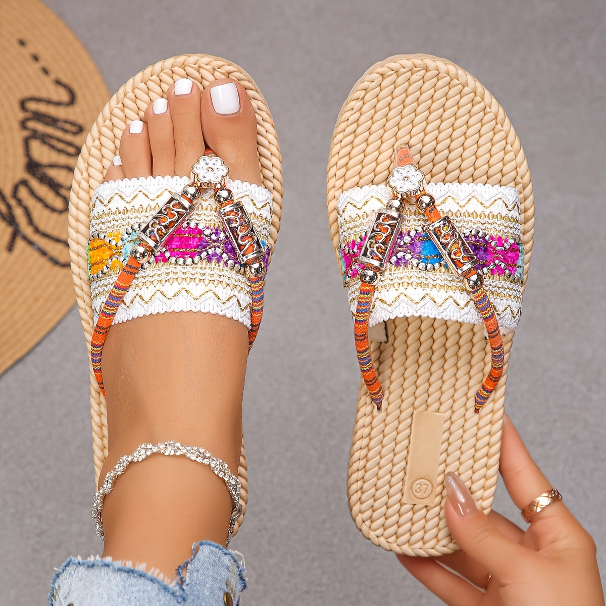 Bohème Tissé Charm Flatform