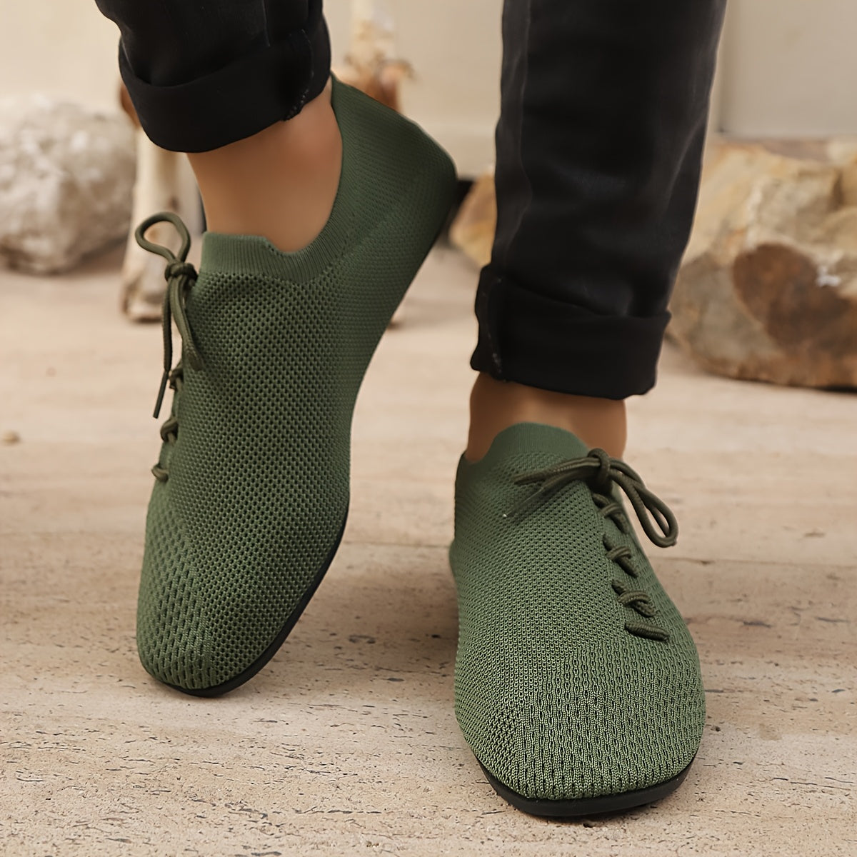 Studio Essential Knit Sneakers