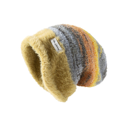 Gradient Fleece-Lined Beanie