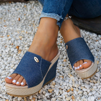 Verlaine Wedge Slide Mules