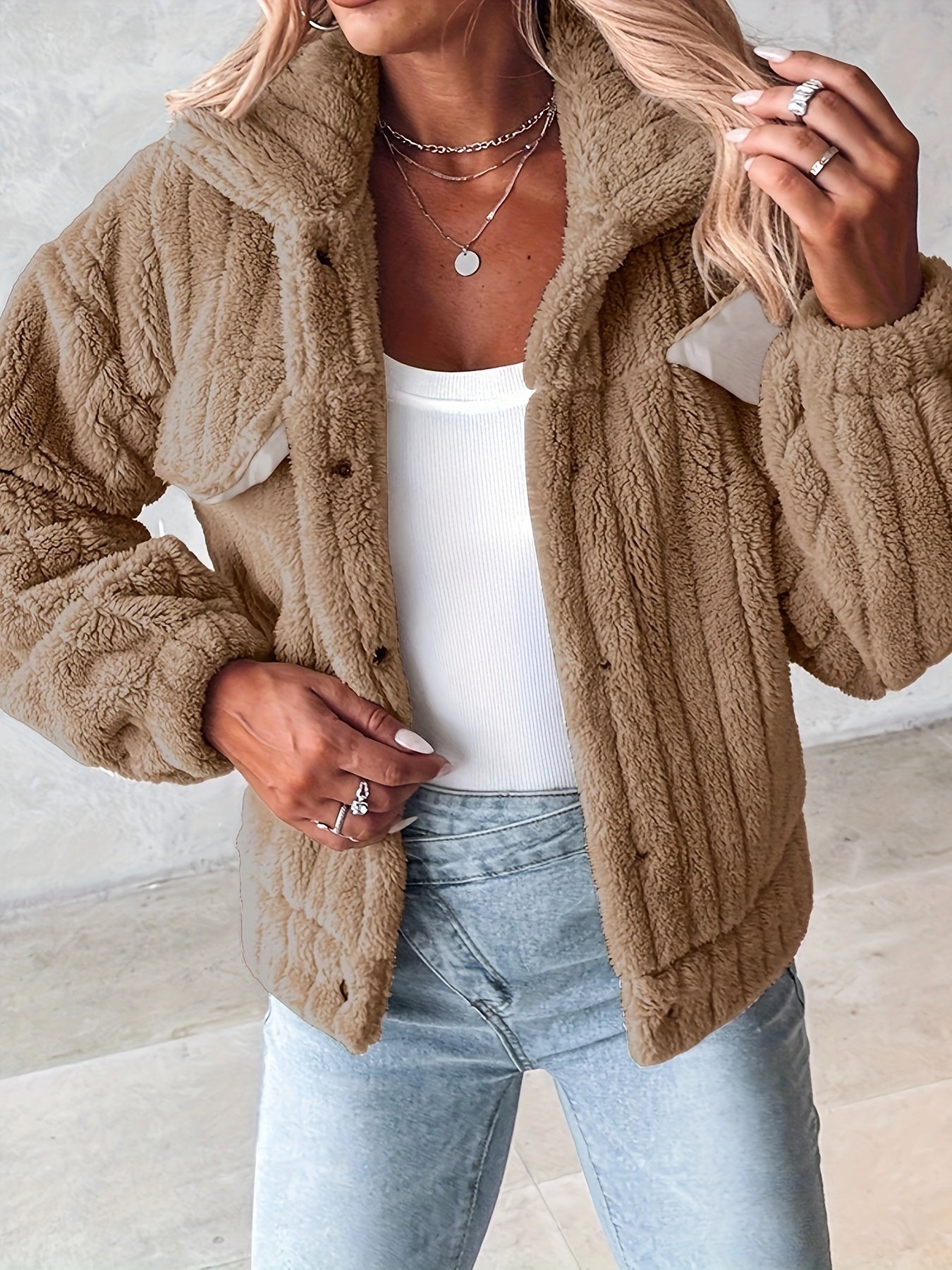 Whitney Faux Fur Shacket