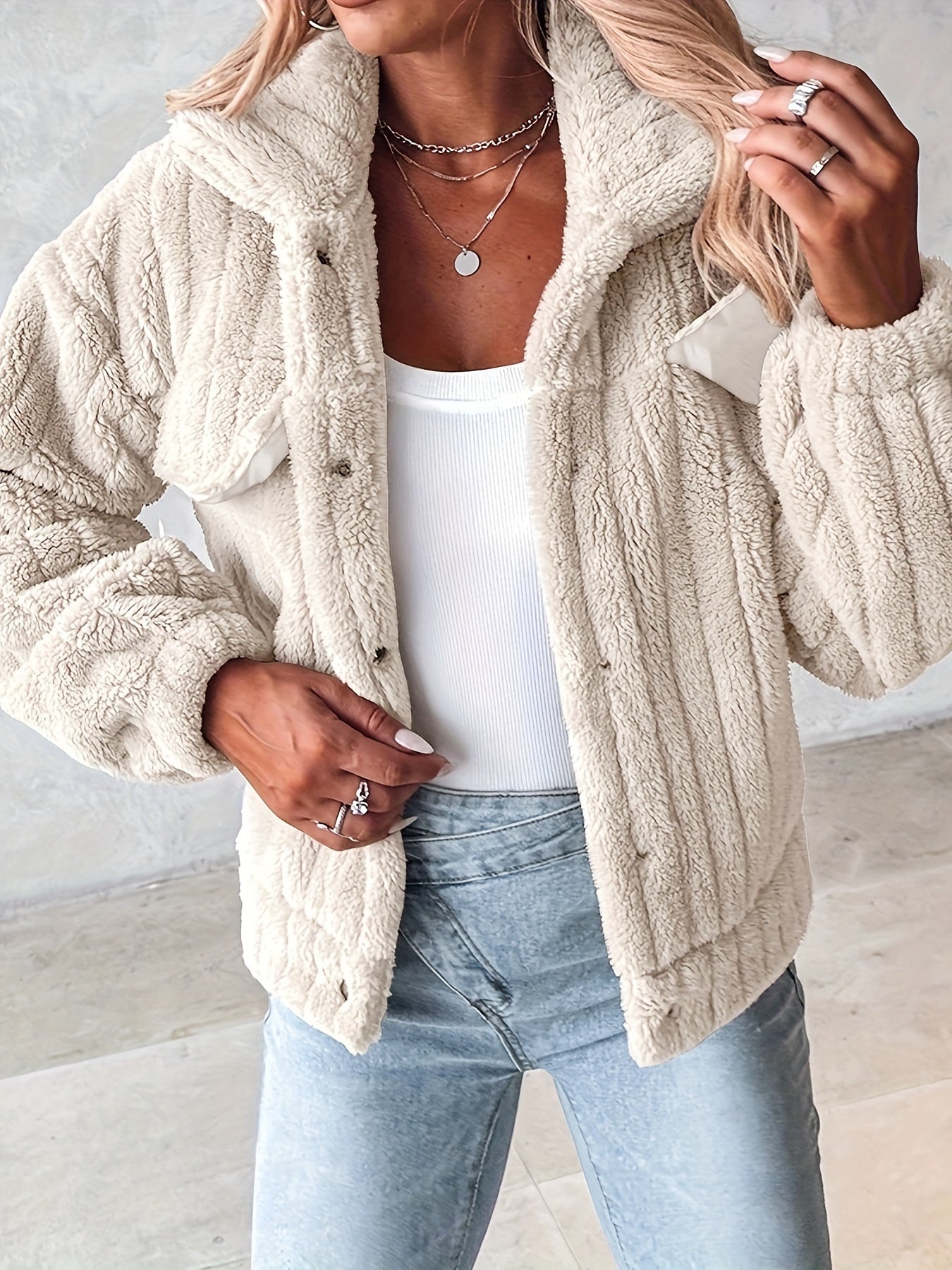 Whitney Faux Fur Shacket
