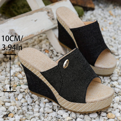 Verlaine Wedge Slide Mules