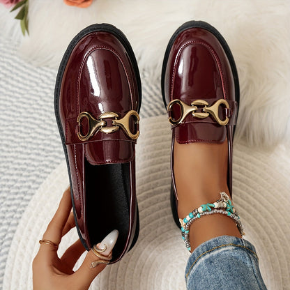 High-Shine Horsebit Chunky Loafer