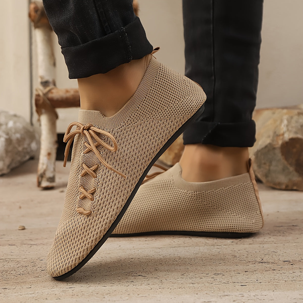Studio Essential Knit Sneakers