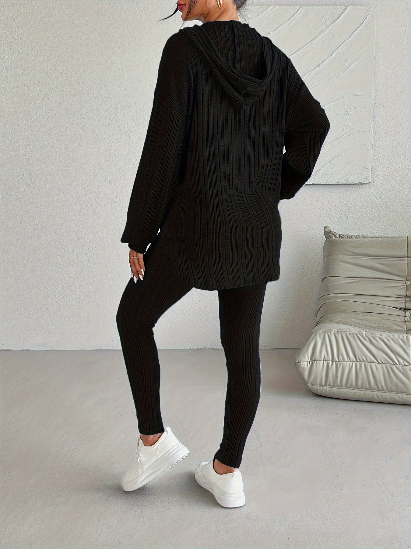 Oversized Hooded Loungewear Ensemble