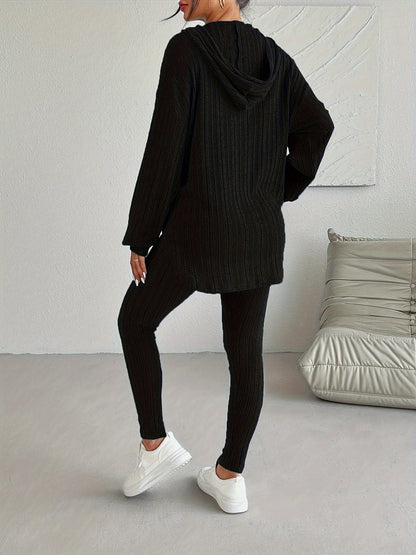Oversized Hooded Loungewear Ensemble