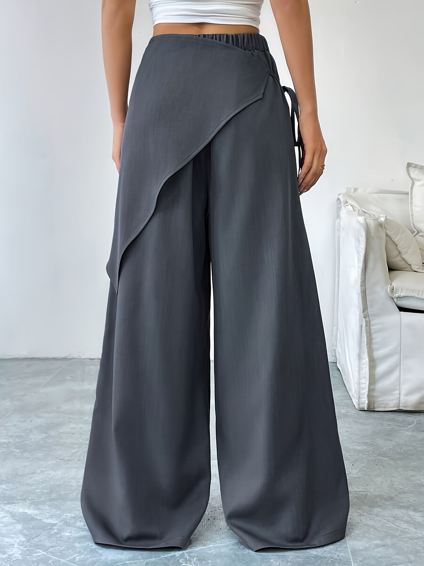 Riviera Asymmetric Wrap Pants