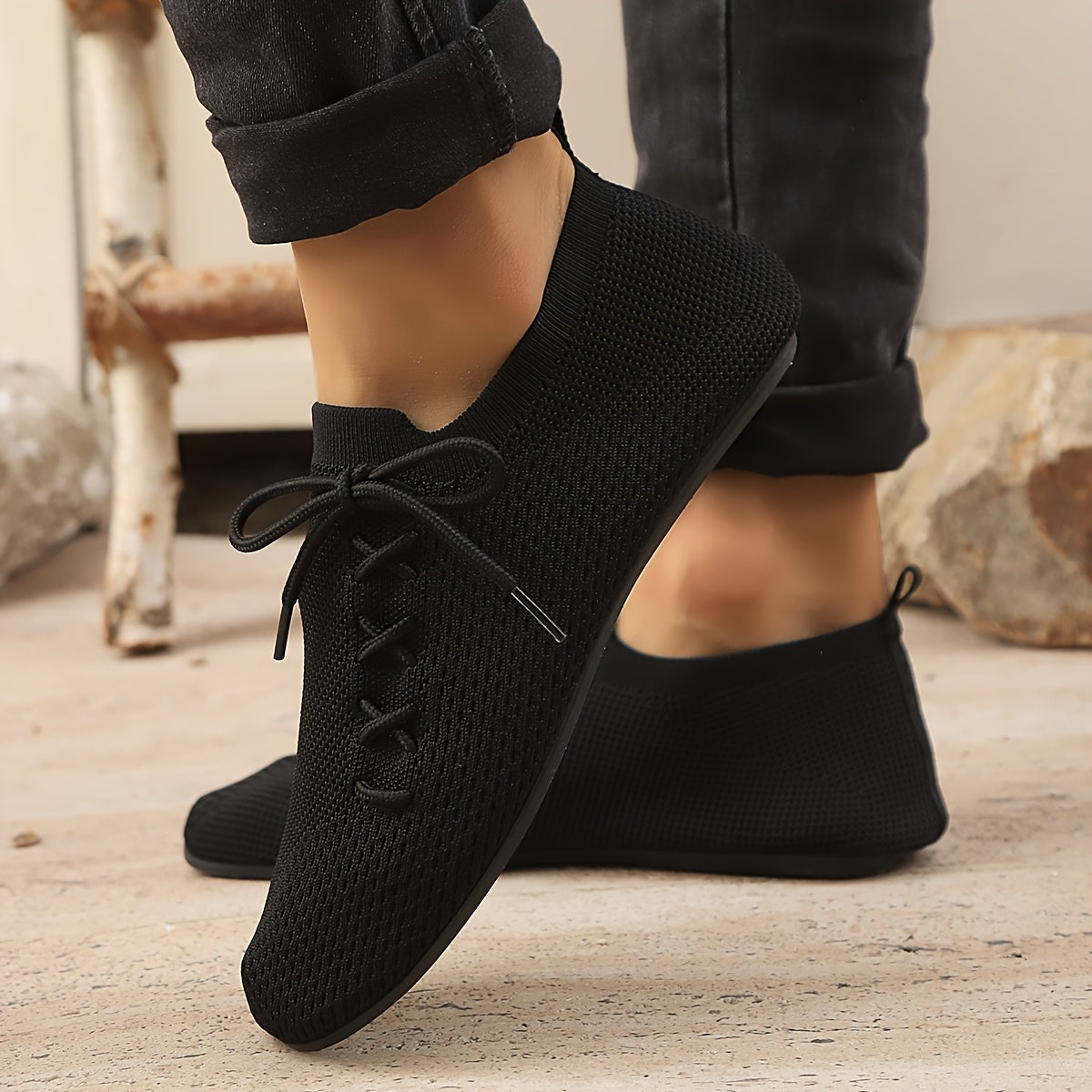 Studio Essential Knit Sneakers