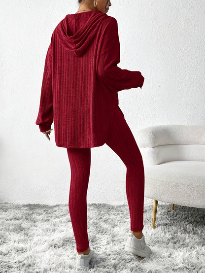 Oversized Hooded Loungewear Ensemble