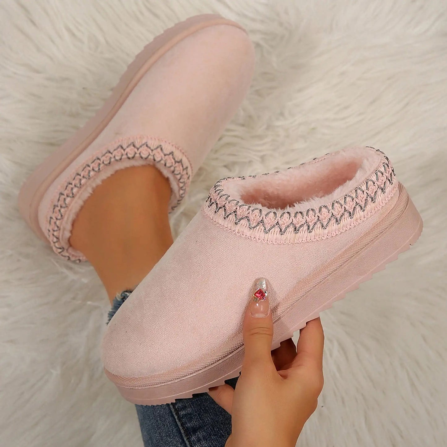 Chalet Comfort Fleece Clogs