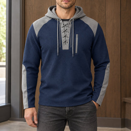 Colter Lace-Up Hoodie