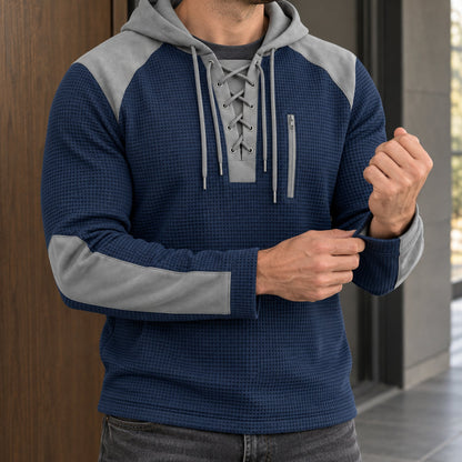 Colter Lace-Up Hoodie