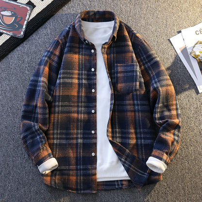 Cashmere-Blend Lumber Jacket