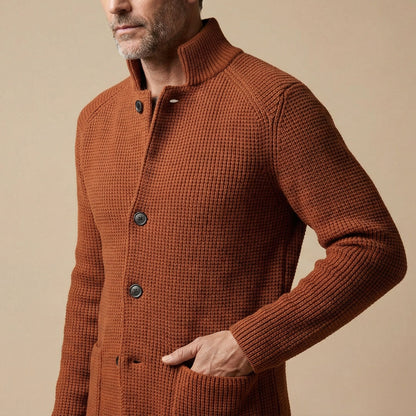 Waffle Knit Cardigan Jacket