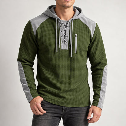 Colter Lace-Up Hoodie