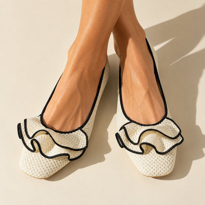 Amara Ruffle Flats