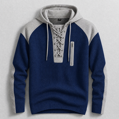 Castellon Lace-Up Hoodie