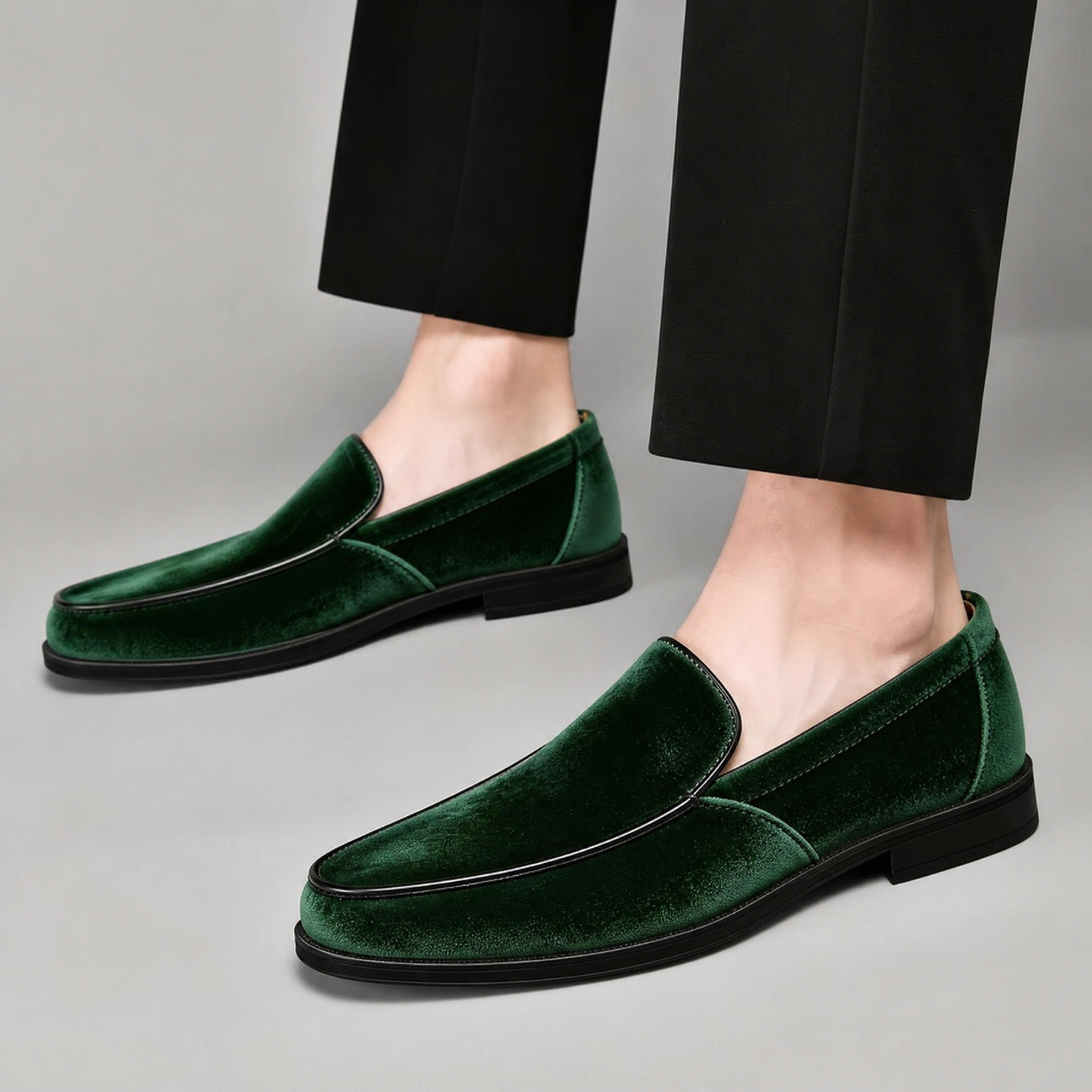 Cavallo Suede Apron-Toe Loafers